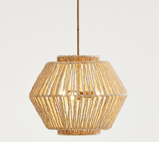 Abaca Woven Pendant | Pottery Barn