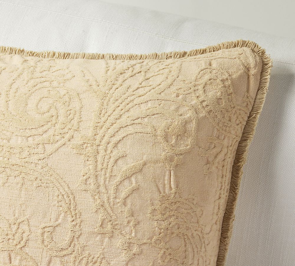 Pearce Chenille Jacquard Throw Pillow Pottery Barn