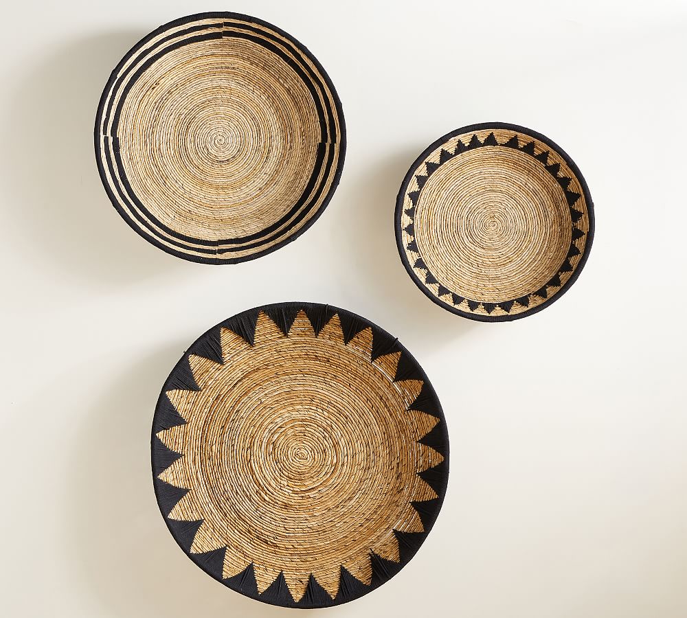 Pottery Barn Sunny Handwoven Basket Wall Art The Summit at Fritz Farm