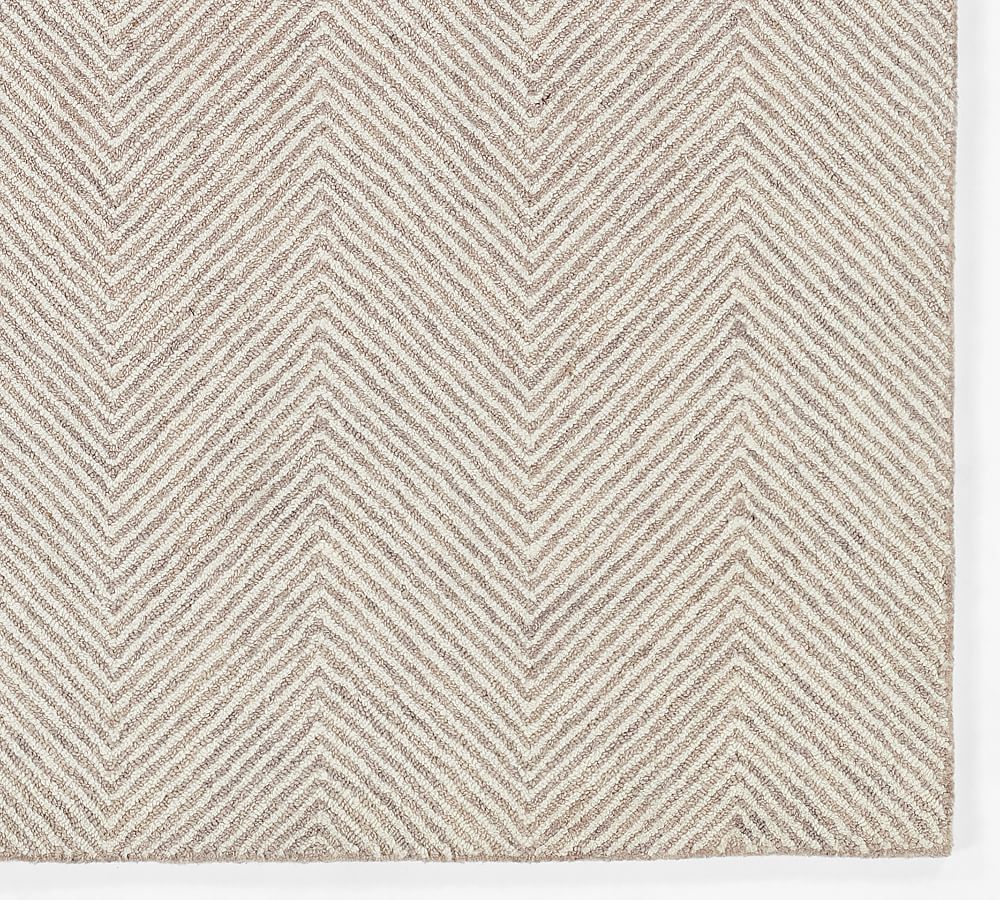 Iweala Handcrafted Chevron Rug | Pottery Barn