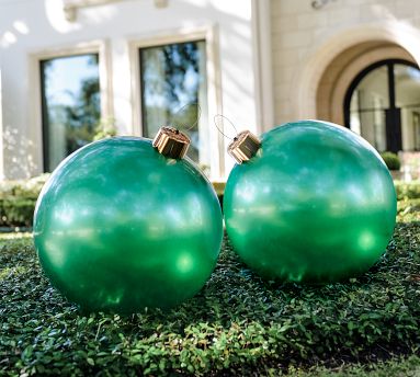 Festive Red, Gold & Green Decorative Holiballs | Pottery Barn