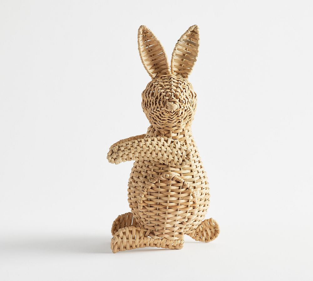 Handcrafted Rattan Bunny Pottery Barn