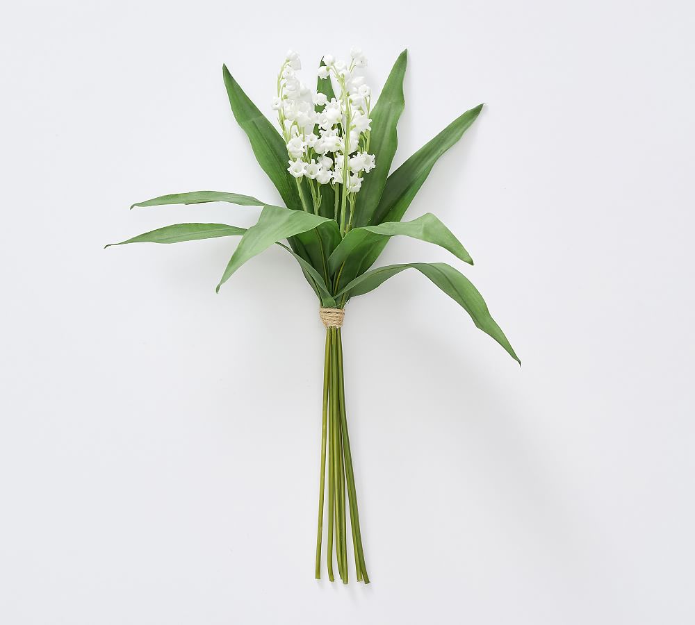 Monique Lhuillier Faux Lily Of The Valley Clippings Pottery Barn