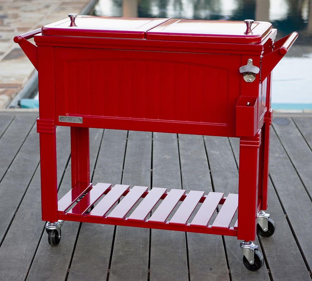 Permasteel Hyannis Standup Cooler with Bottle Opener Pottery Barn
