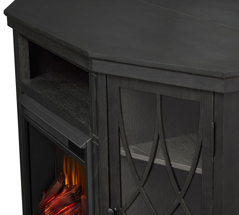 Real Flame® Corner Electric Fireplace Media Pottery Barn