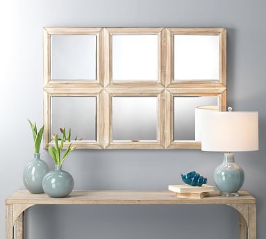 Mikayla Wood Paneled Mirror | Pottery Barn