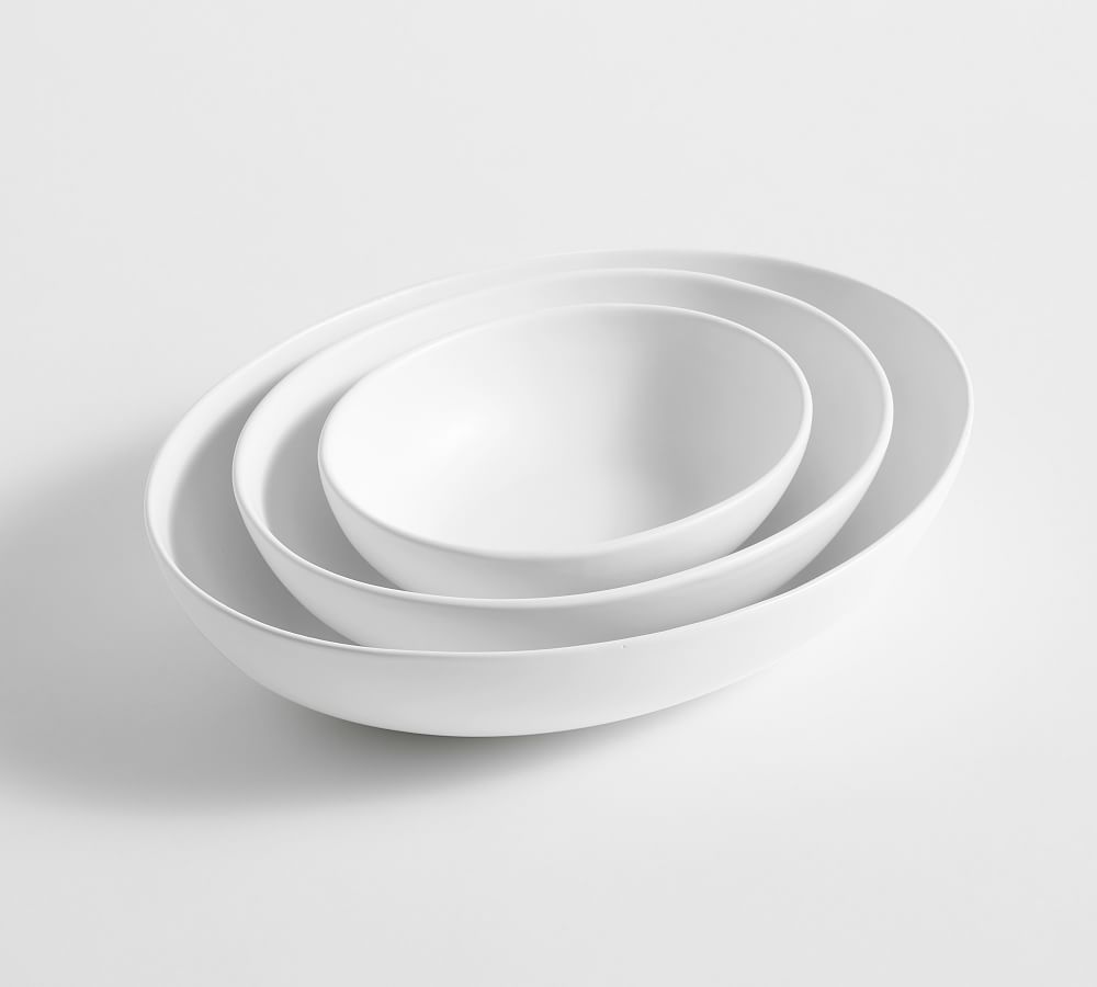 Mason Stoneware Oval Serving Bowls Pottery Barn