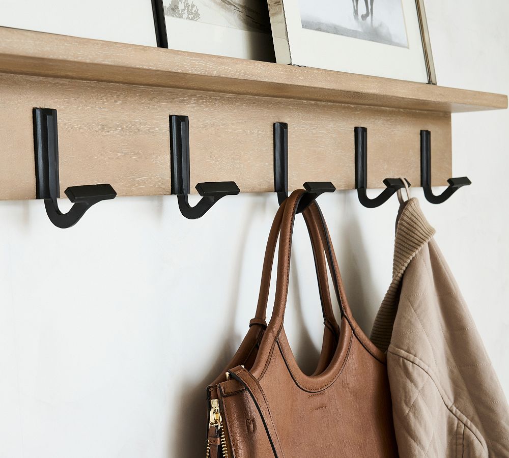 Modern Farmhouse Row of Hooks | Pottery Barn