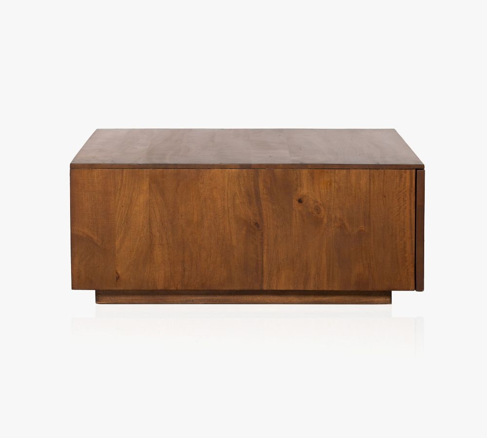 Parkview Square Reclaimed Wood Coffee Table | Pottery Barn