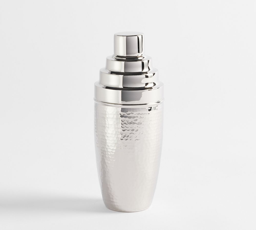 hammered nickel cocktail shaker        <h3 class=