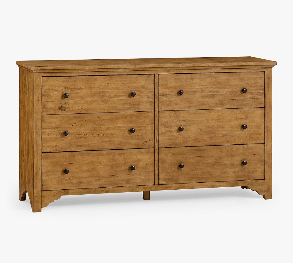 Aazon.co: ACCOHOHO Farhouse 6 Drawer Dresser For Bedroo, 52 Inch Wide Odern Dresser TV