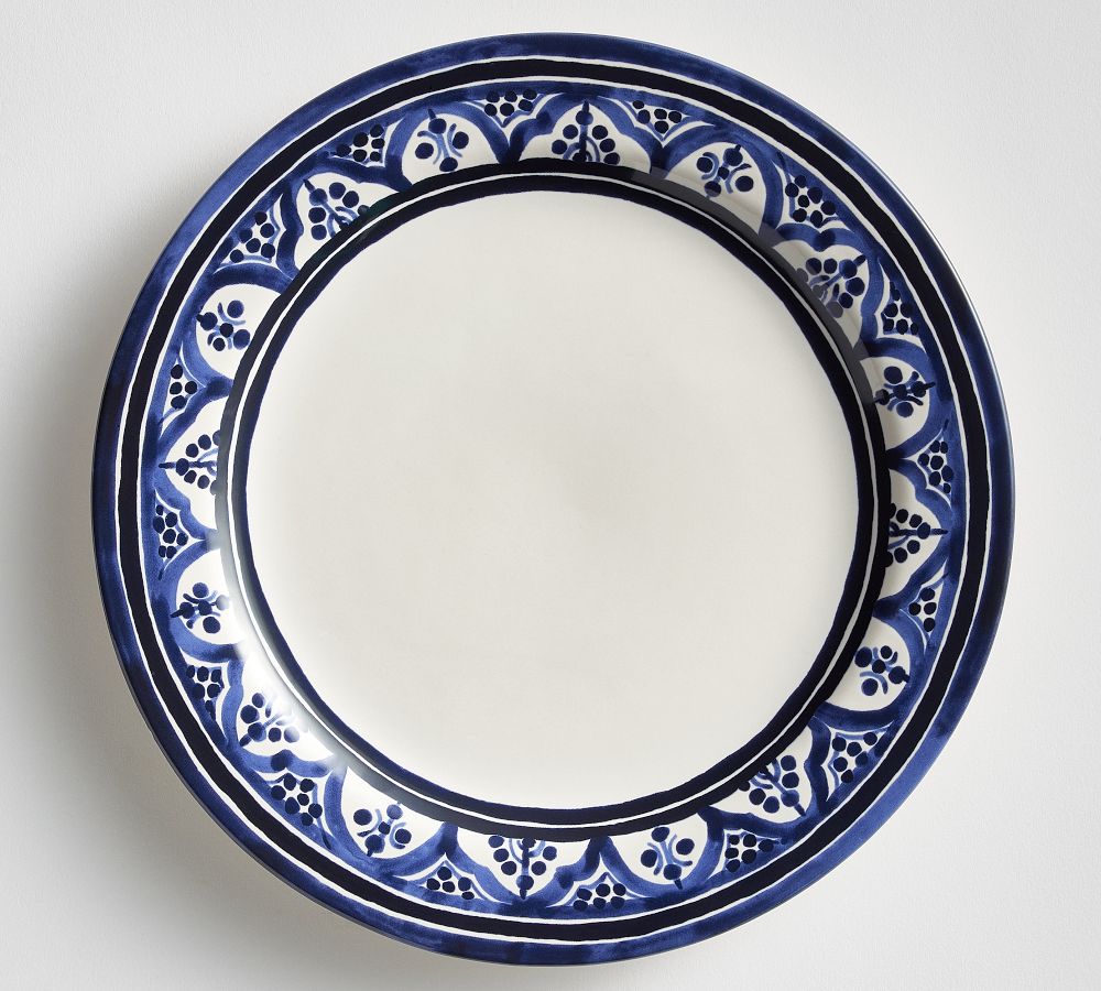 Medina Stoneware Dinner Plates Set Of 4 Pottery Barn