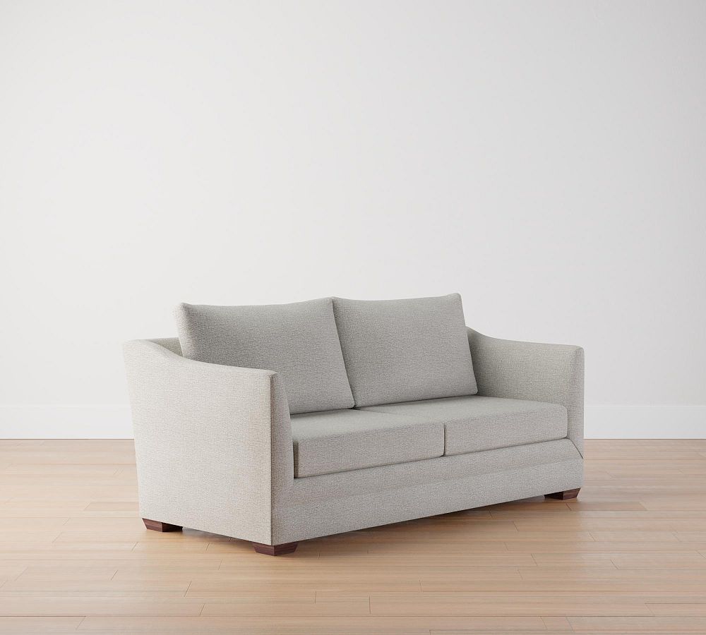 Celeste Upholstered Sleeper Sofa with Memory Foam Mattress Pottery Barn