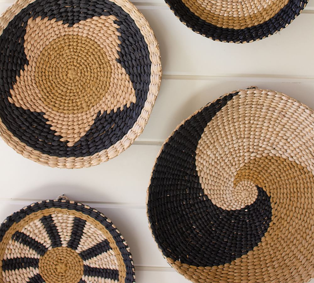 Meda Seagrass Wall Art Set of 5 Pottery Barn