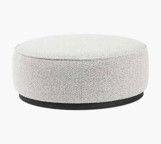 Arroyo Round Ottoman | Pottery Barn