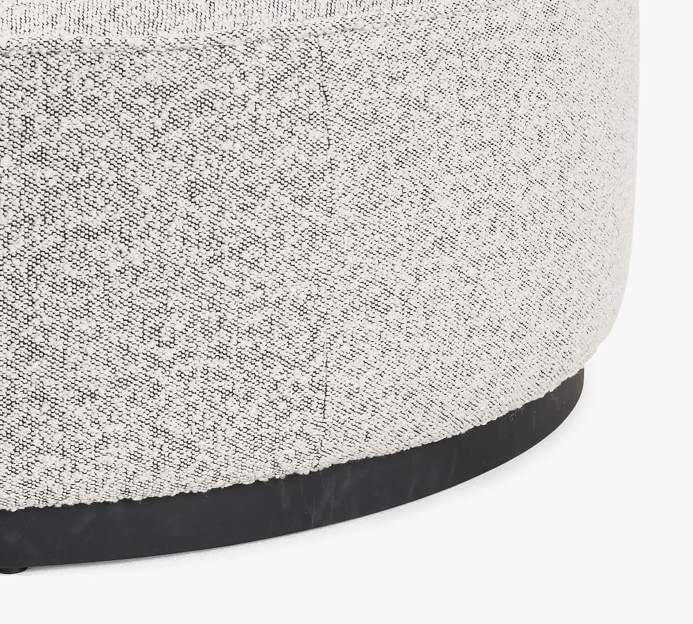 Arroyo Round Ottoman | Pottery Barn