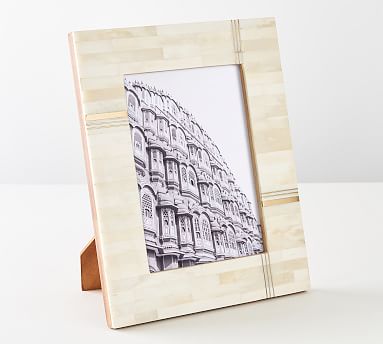 Wood and Bone Photo Frame 4x6 - Southern Avenue Company