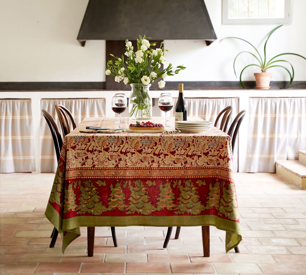 Noel Handmade Square Cotton Tablecloth