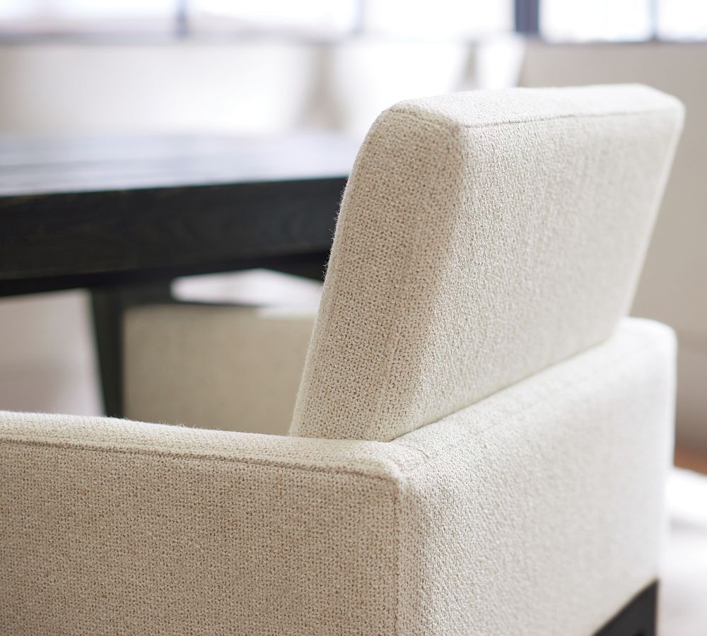 Jake Upholstered Dining Armchair Pottery Barn