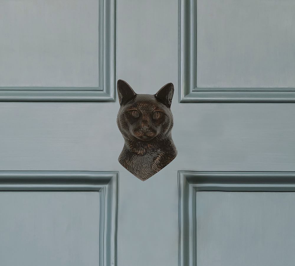 Cat Door Knocker