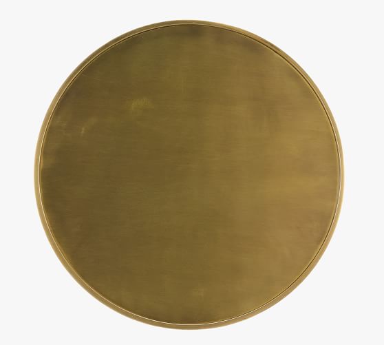 Cassie Round Metal Accent Table Pottery Barn