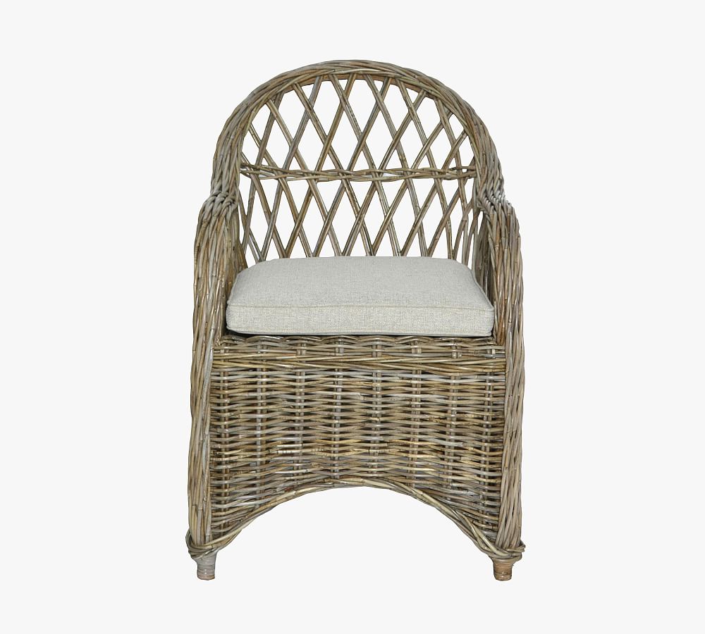 Isleton Open Weave Rattan Armchair