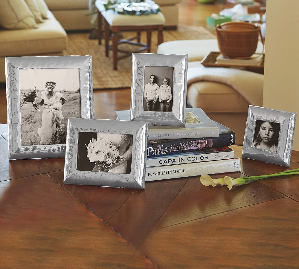 Thick Profile Recycled Metal Frame Pottery Barn