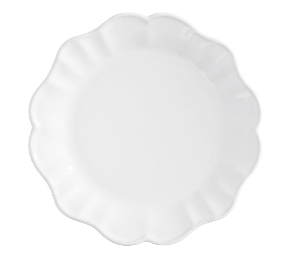 Monique Lhuillier Juliana Scalloped Appetizer Plate | Pottery Barn