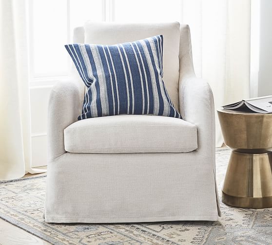 Atlas Striped Pillow Cover | Pottery Barn