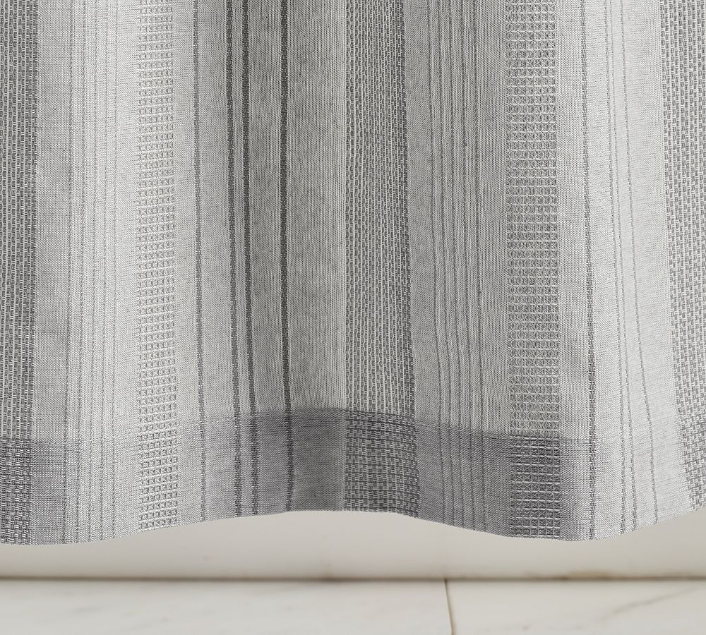 Sonoma Textured Striped Shower Curtain