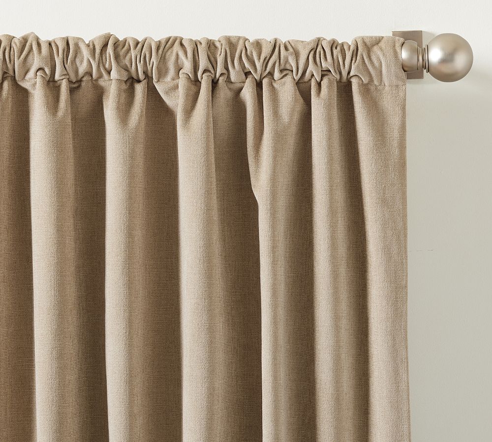 Rustic Chenille Curtain Pottery Barn