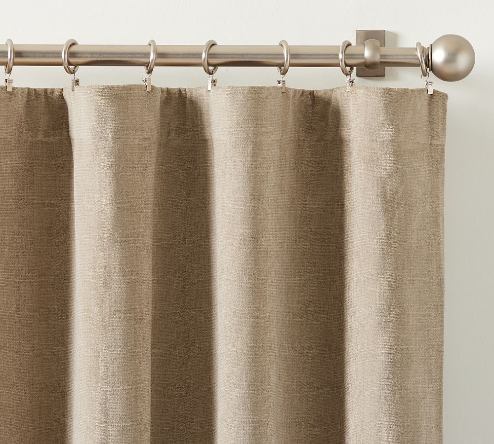 Rustic Chenille Curtain | Pottery Barn