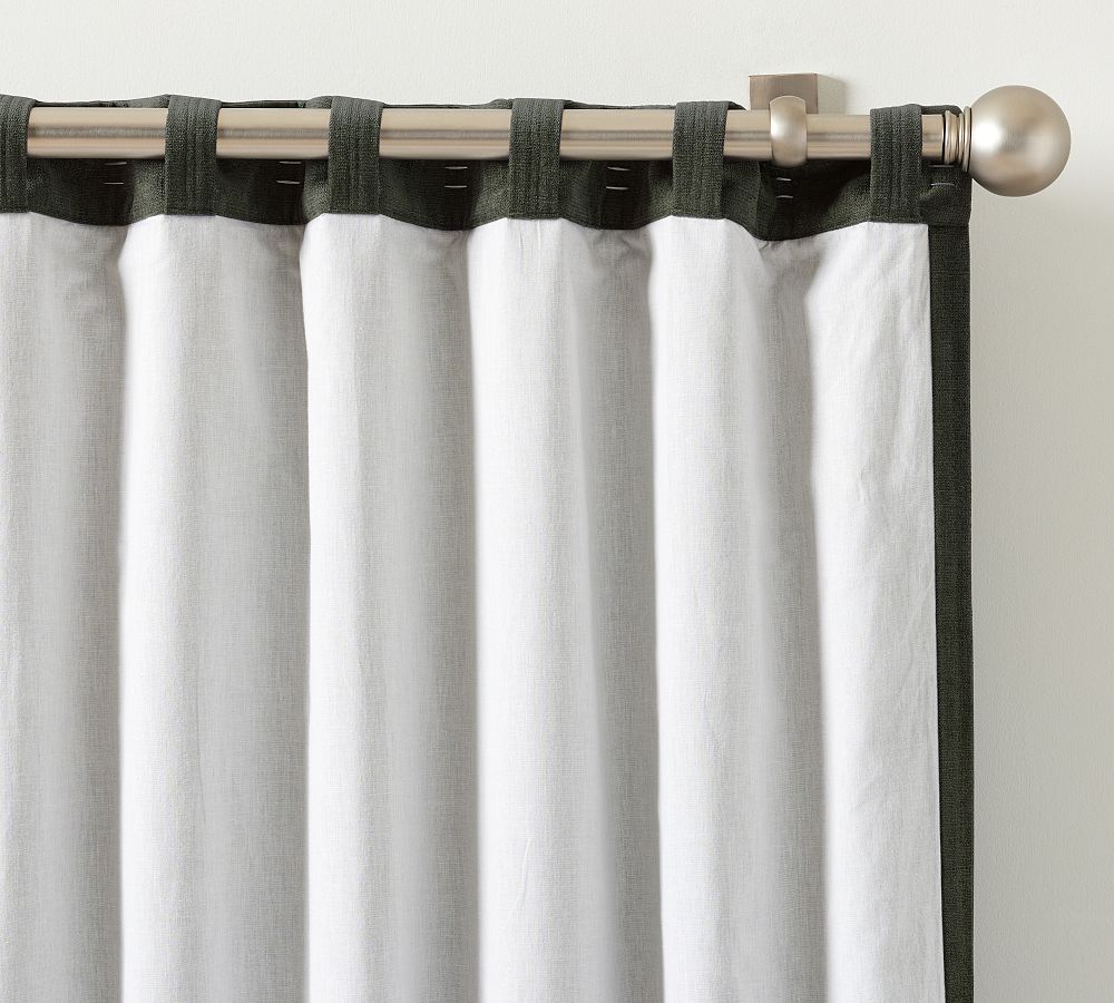 Rustic Chenille Curtain Pottery Barn