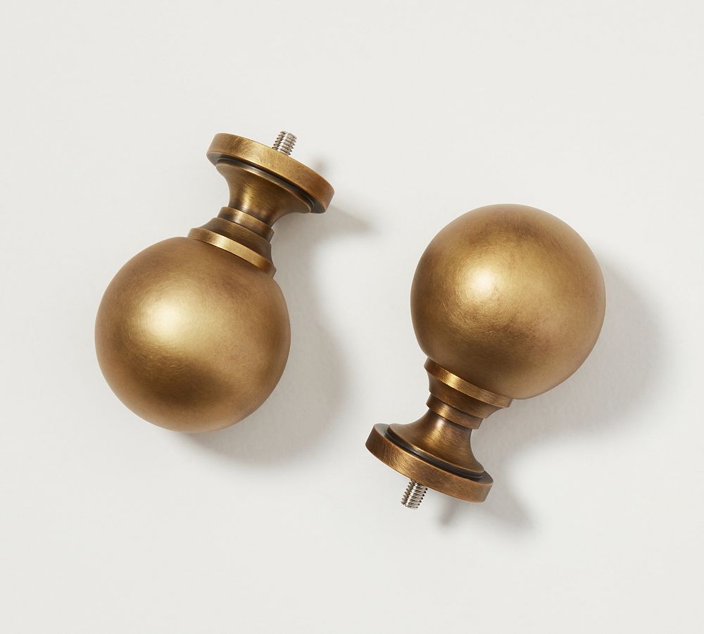 Somorset Ball Finial Set of 2 Pottery Barn