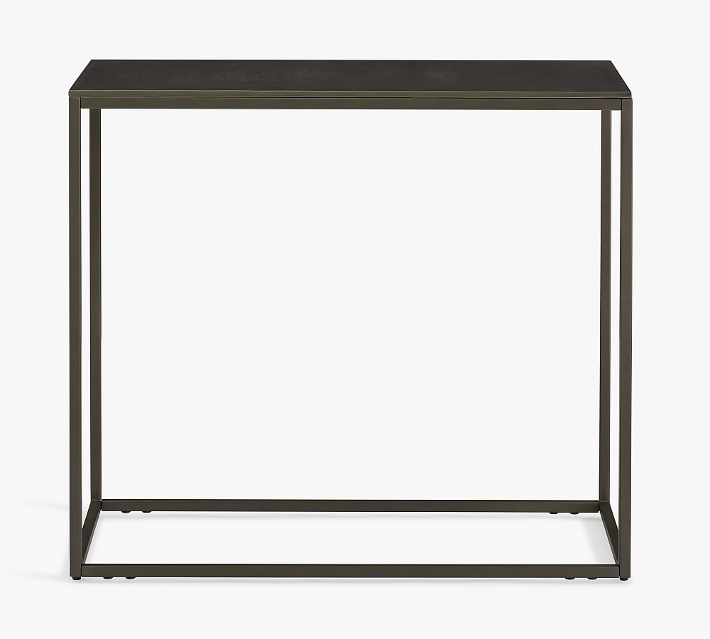 Duke Rectangular Metal Side Table Pottery Barn