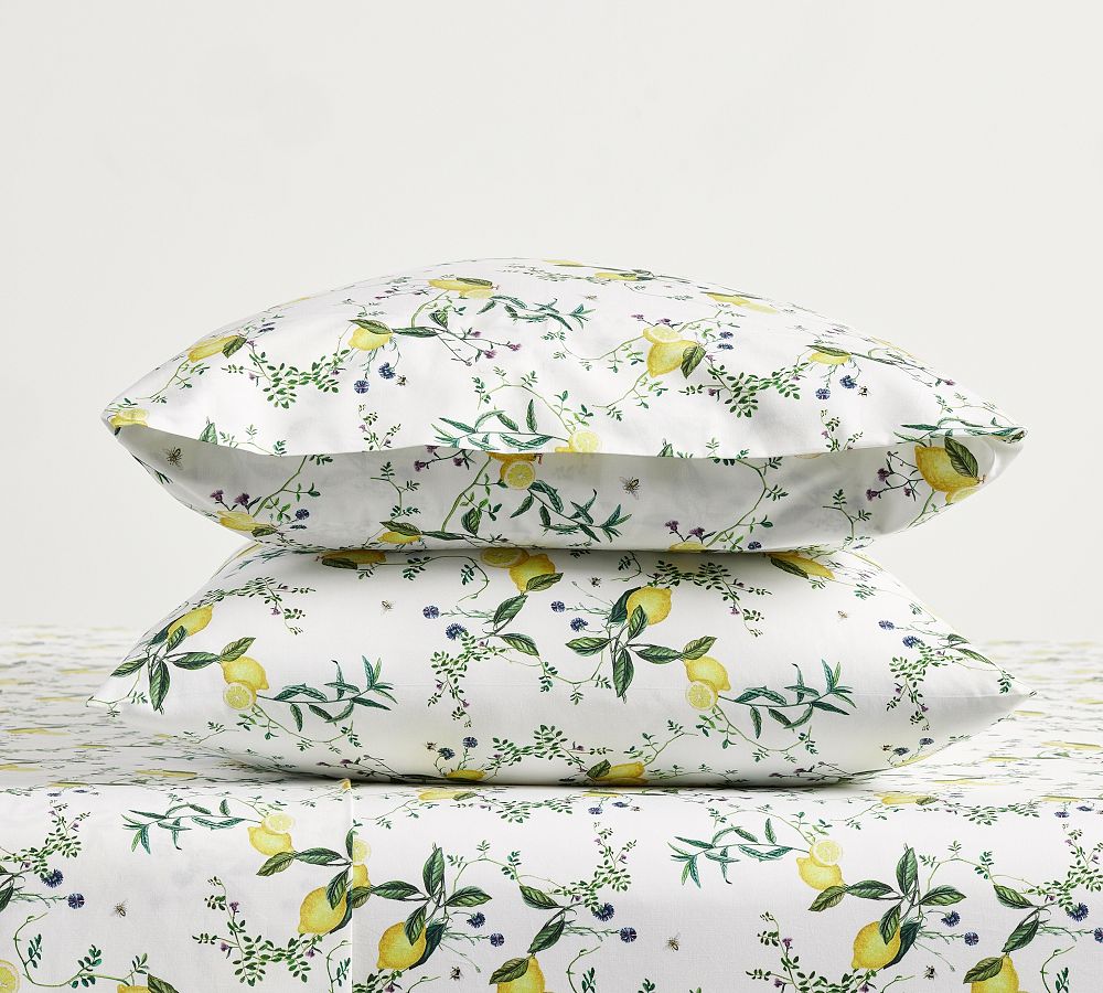 Monique Lhuillier Positano Percale Pillowcases - Set of 2