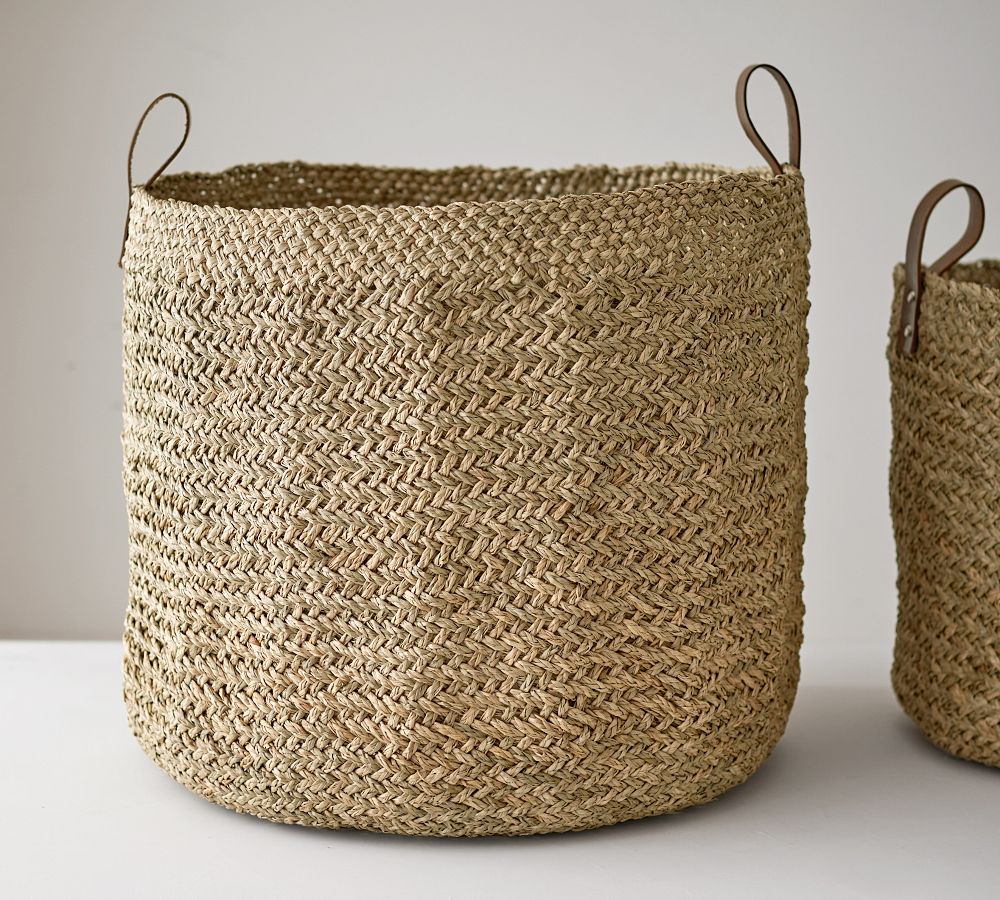 Dune Handwoven Tote Baskets | Pottery Barn