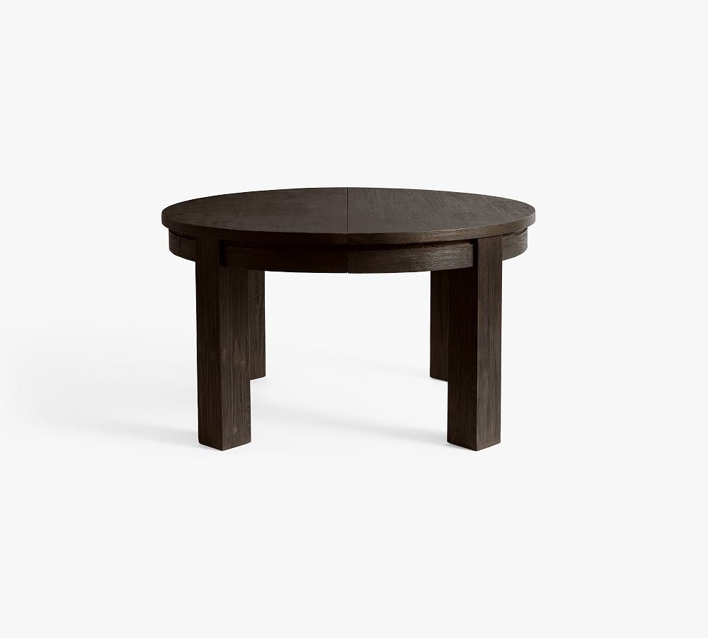Folsom Round Storage Extending Dining Table