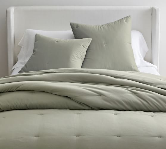 Dream Brushed Cotton Comforter Pottery Barn