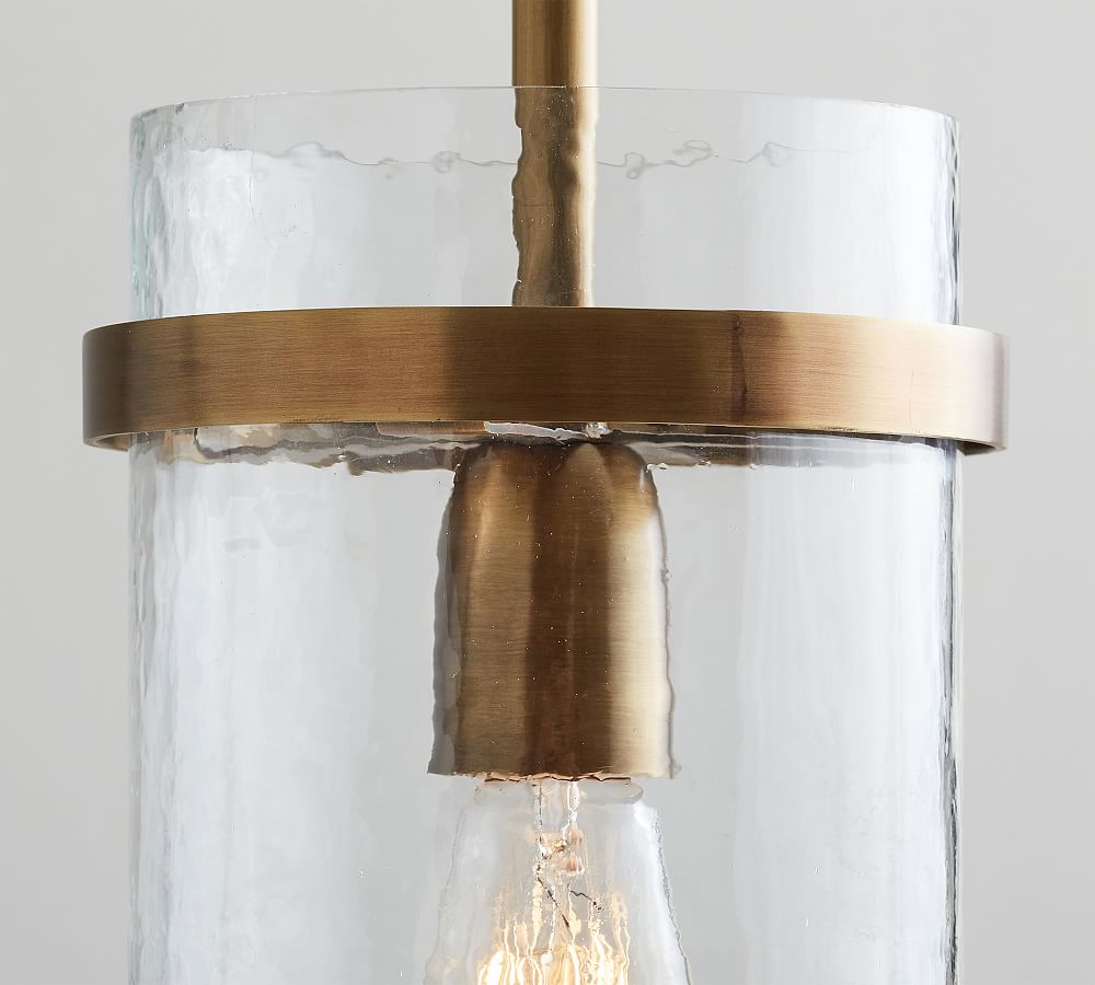 Laurel Glass Pendant Pottery Barn
