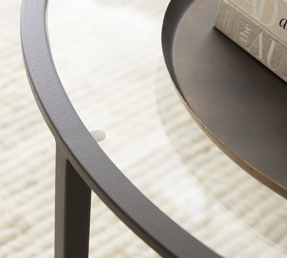 Tanner Round Nesting Coffee Table Pottery Barn