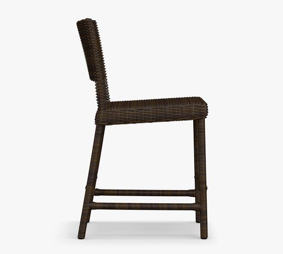 Torrey Wicker Counter Stool Pottery Barn