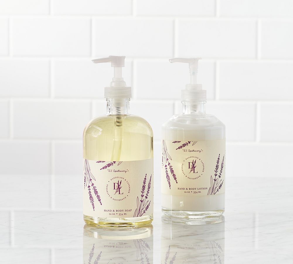 U.S. Apothecary Dandelion & Lavender Soap & Lotion Set