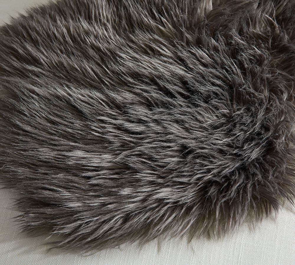 Luxe Faux Fur Hide Pottery Barn