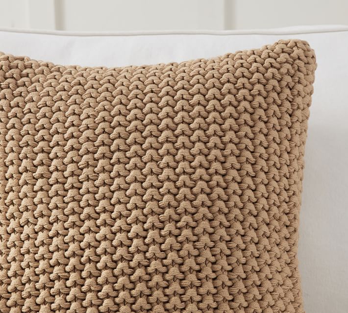 Bayside Seed Stitch Pillow