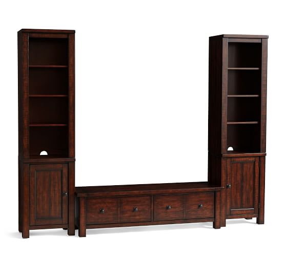 Benchwright 3Piece Entryway Set with Storage Bench Pottery Barn