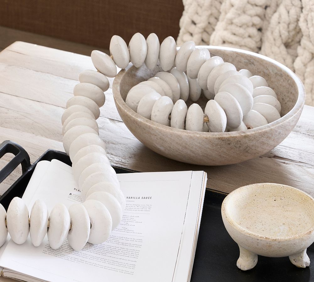 Artisan Handcrafted Terracotta Beaded Rope Pottery Barn