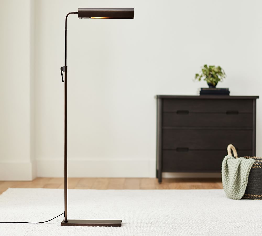 OPEN BOX: Sherman Metal Library Task Floor Lamp | Pottery Barn