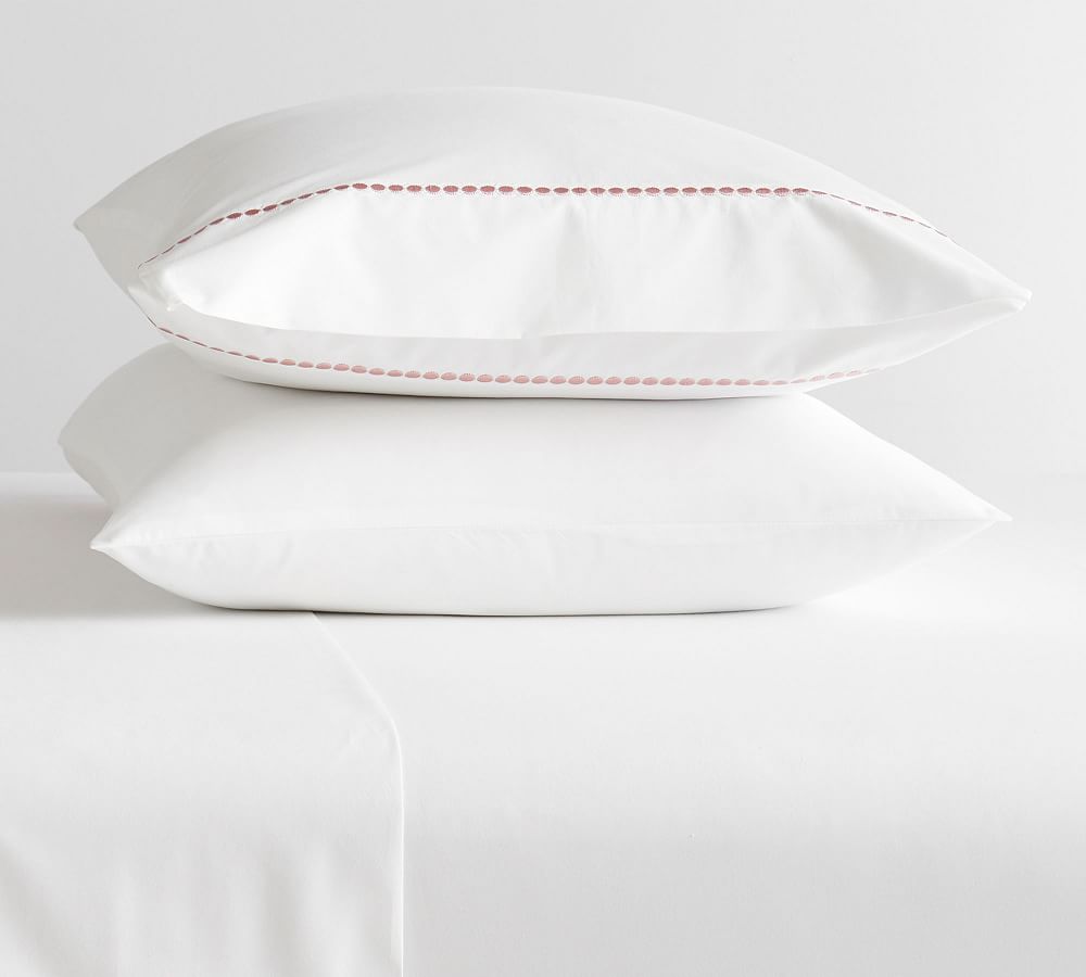 Pearl Organic Percale Pillowcases Set of 2 Pottery Barn