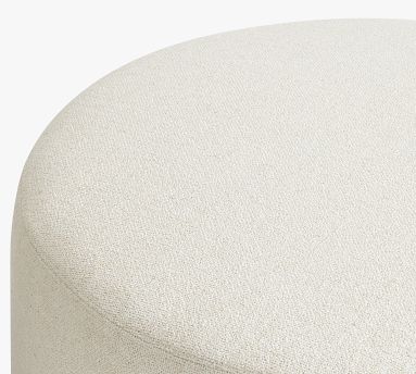 Universal Upholstered Round Ottoman | Pottery Barn